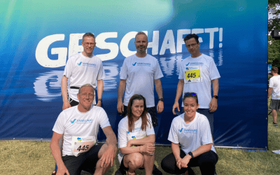 “Ready to run!” at the 5×5 km TEAM STAFFEL run of Berliner Wasserbetriebe